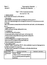 Giáo án Tiếng Anh Lớp 3 (Global success) - Tuần 13 - Năm học 2022-2023